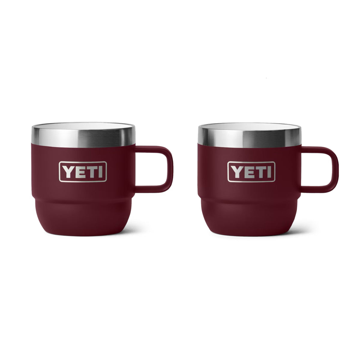 Rambler 6oz Stackable Mugs (2 Pk) – Wild Vine Red – Maroon & Co