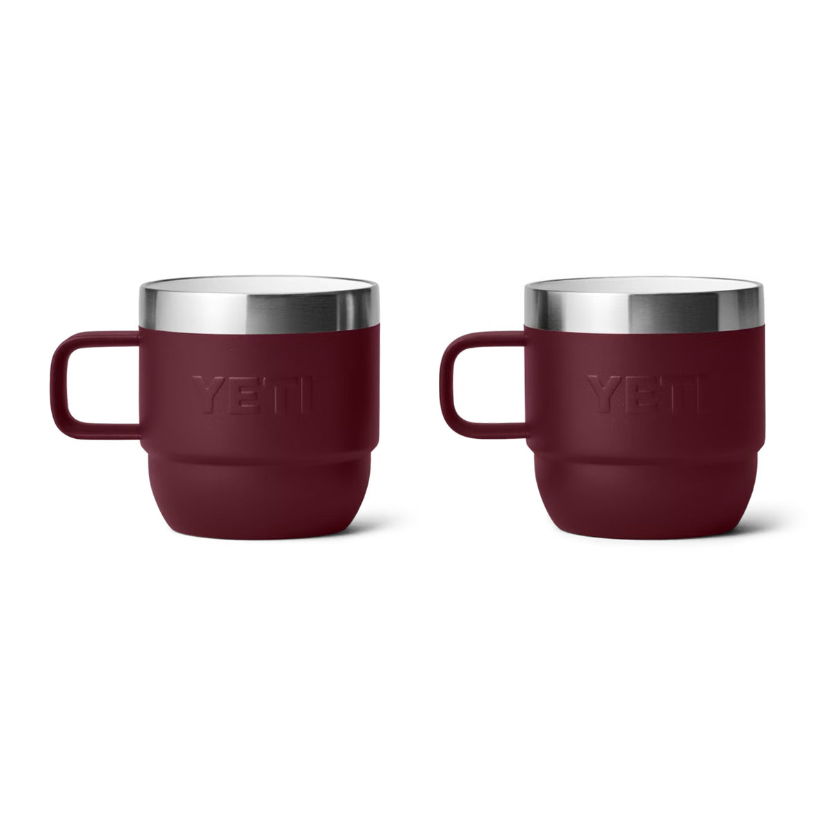 Rambler 6oz Stackable Mugs (2 Pk) – Wild Vine Red – Maroon & Co