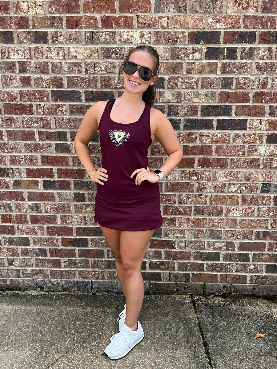 burgundy active dress State Athletic Dress XL