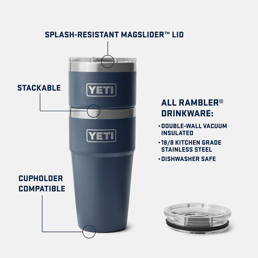 Rambler 20oz Stackable Tumbler – Maroon & Co