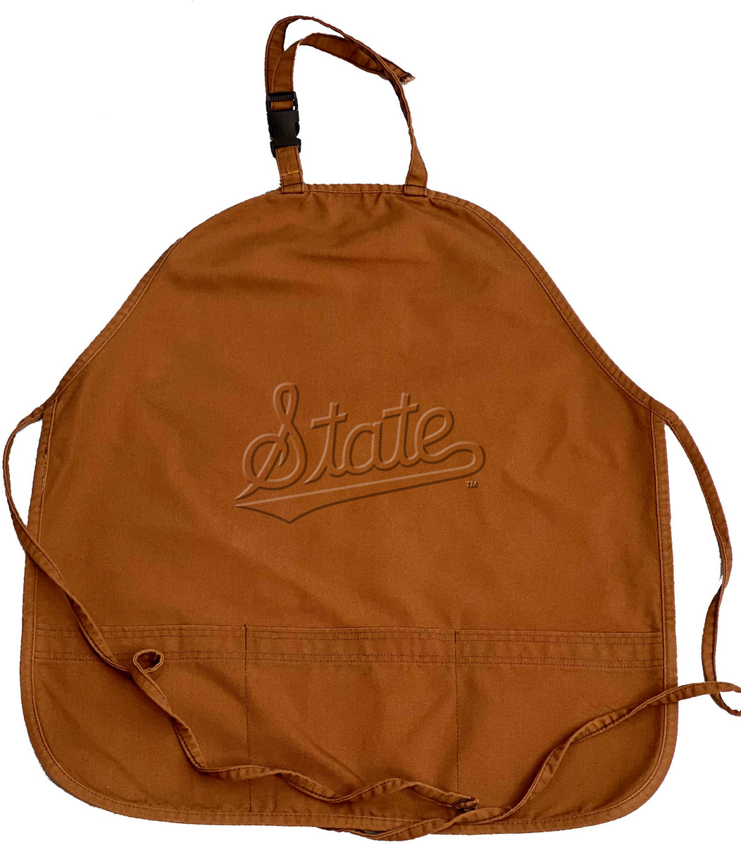 State Script Apron – Maroon & Co