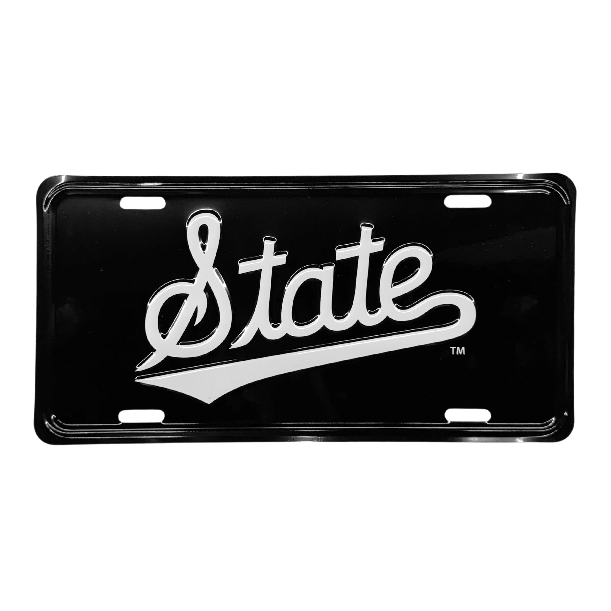 Carson Mississippi State Alumni With Seal Pewter Auto Tag - Mississippi