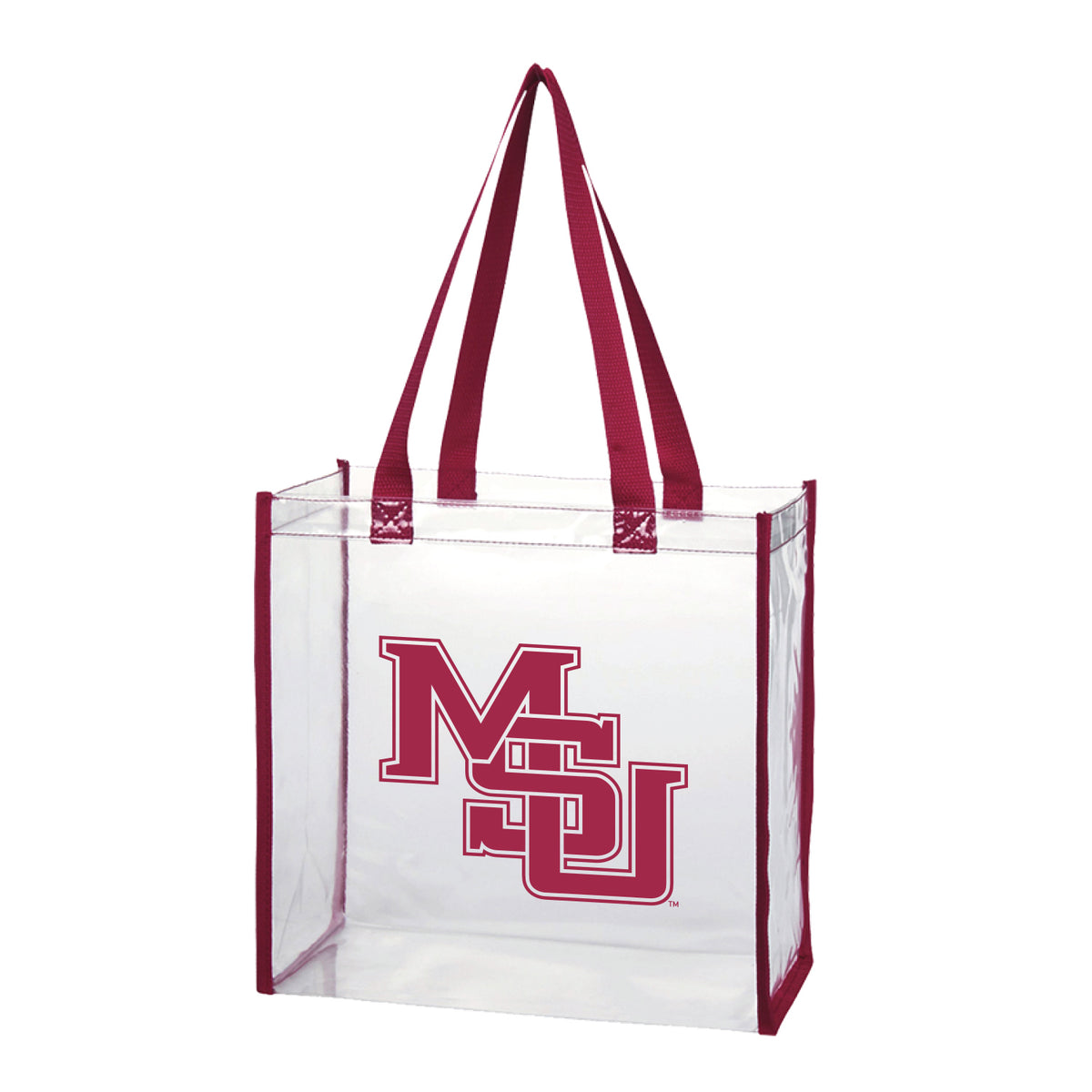 90's MSU Clear Tote – Maroon & Co