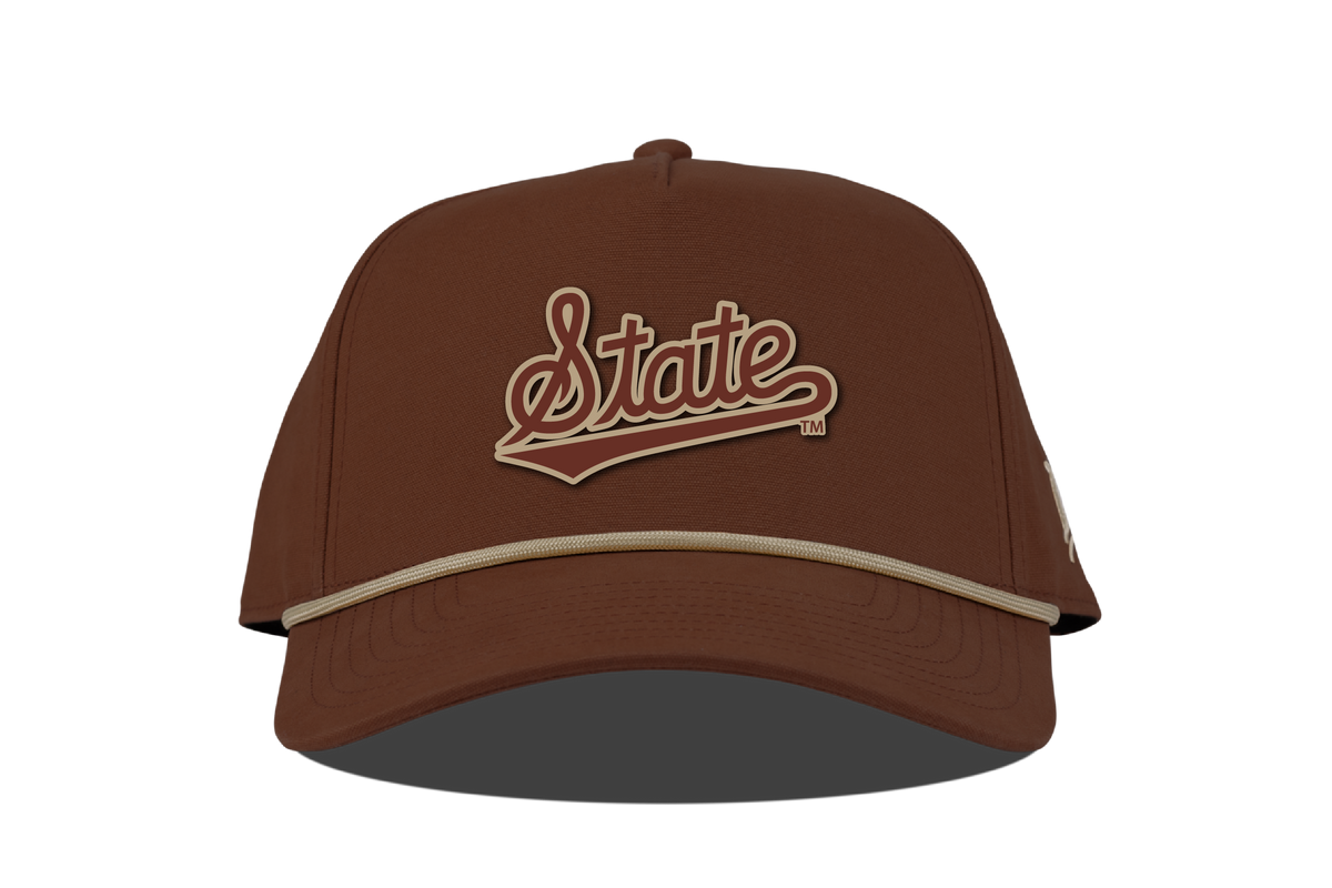 State Script Hats State Script Rust Canvas Hat – Maroon & Co
