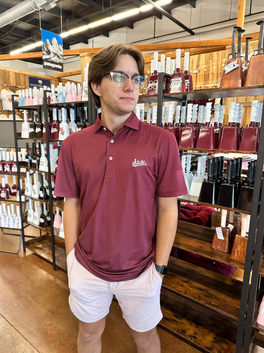 Alex Performance Polo – Maroon & Co