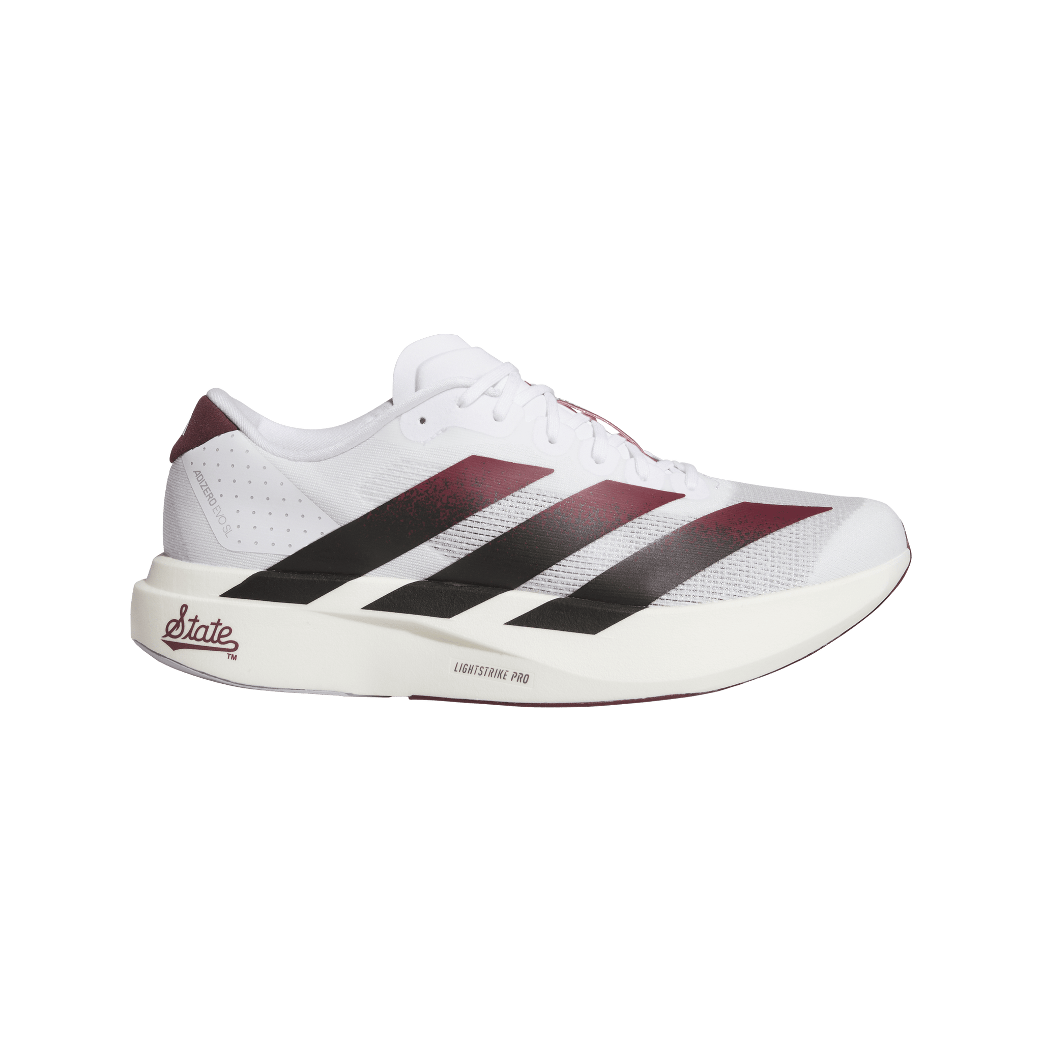 Mississippi State Adizero Evo SL – Maroon & Co Mississippi State Adizero Evo SL – Maroon & Co