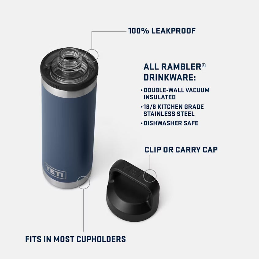 Rambler 18oz Water Bottle (Chug Cap) – Power Pink – Maroon & Co